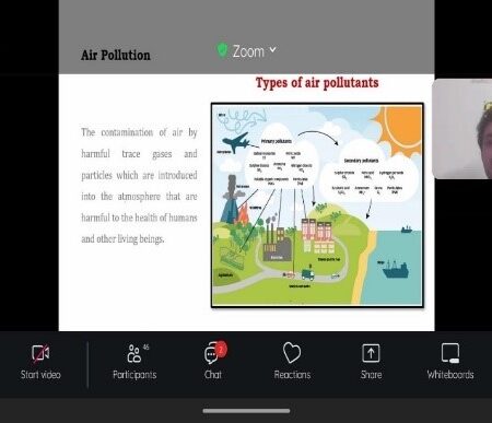 Webinar on Atmospheric trace gases and their roles by Dr. Ravi Yadav 3